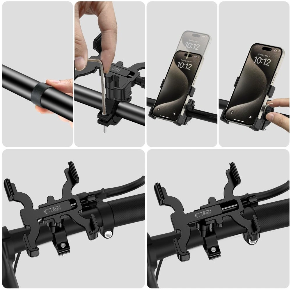 Hurtownia GSM - Fahrradhalterung Tech-Protect V3 Universelle Fahrradhalterung schwarz - THP2803 - {ean13} - Hurt