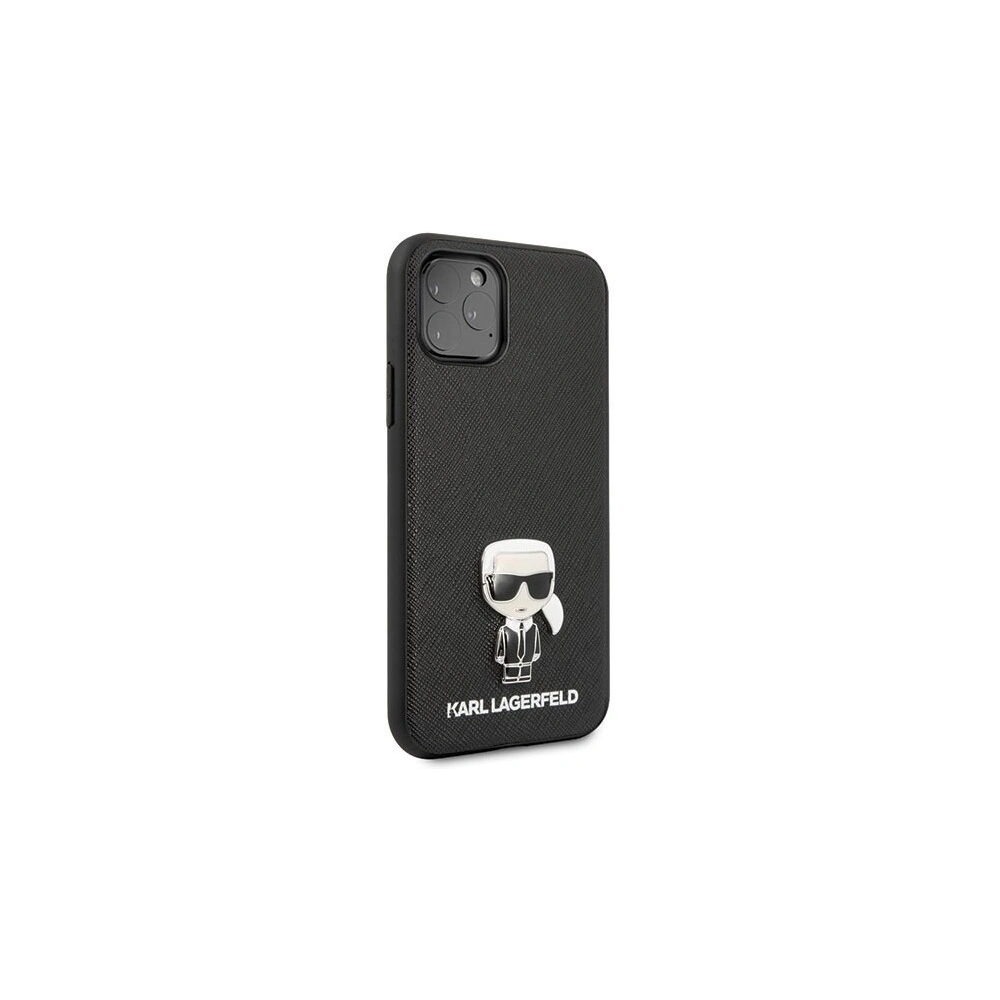 Hurtownia GSM - Karl Lagerfeld KLHCN65IKFBMBK iPhone 11 Pro Max hardcase czarny/black Saffiano Ikonik - KLD173BLK - {ean13} - Hurt