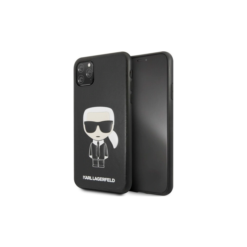 Wholesale Karl Lagerfeld KLHCN65IKPUBK iPhone 11 Pro Max hardcase black Iconic Karl Embossed - KLD174BLK - {ean13} - Hurt