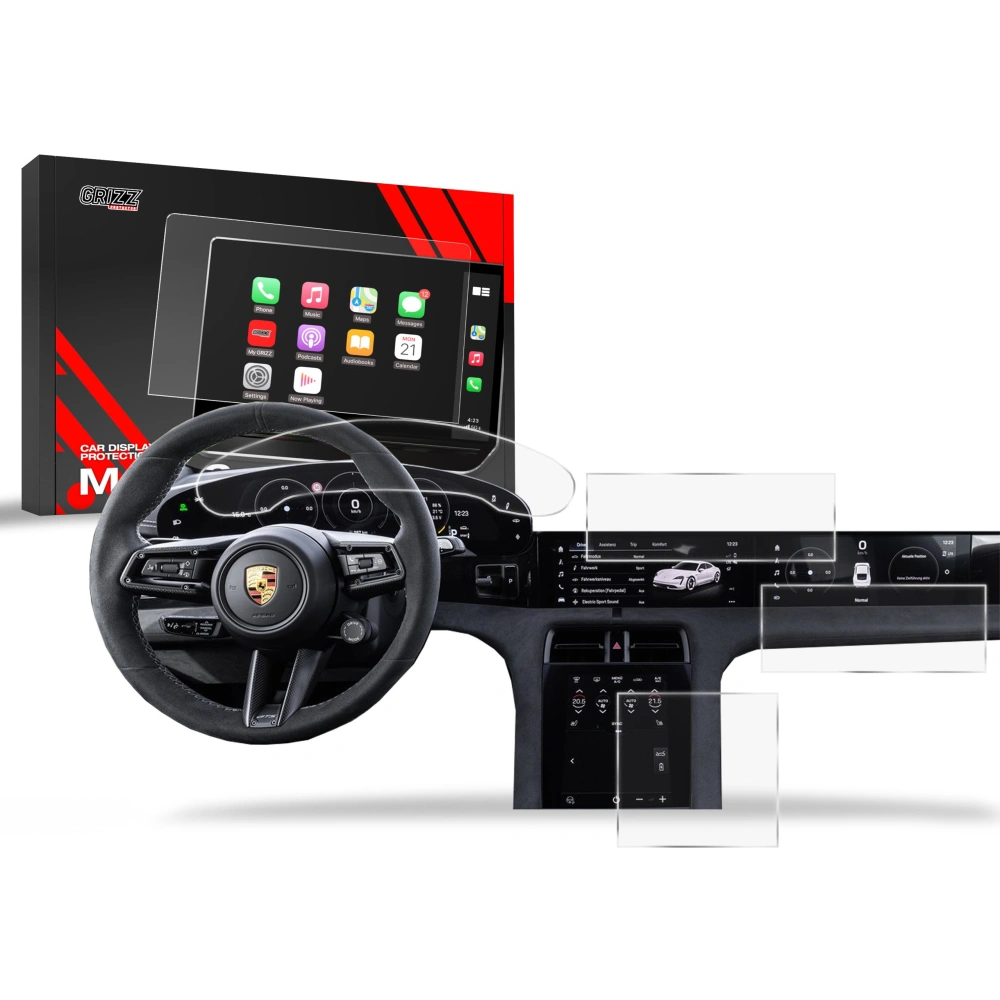 Hurtownia GSM - Fólie matná GrizzGlass CarDisplay Protection pro Porsche Taycan 2024 [4w1] - GRZ9800 - {ean13} - Hurt