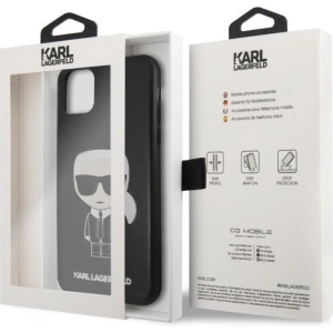 Karl Lagerfeld KLHCN65IKPUBK iPhone 11 Pro Max hardcase czarny/black Iconic Karl Embossed