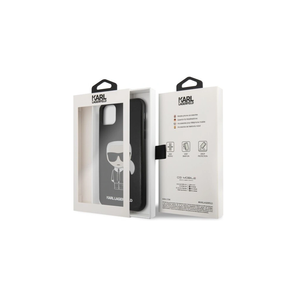 Hurtownia GSM - Karl Lagerfeld KLHCN65IKPUBK iPhone 11 Pro Max hardcase czarny/black Iconic Karl Embossed - KLD174BLK - {ean13} - Hurt
