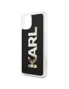 Hurtownia GSM - Karl Lagerfeld KLHCN65KAGBK iPhone 11 Pro Max schwarz/black Karl-Logo Glitter - KLD175BLK - {ean13} - Hurt