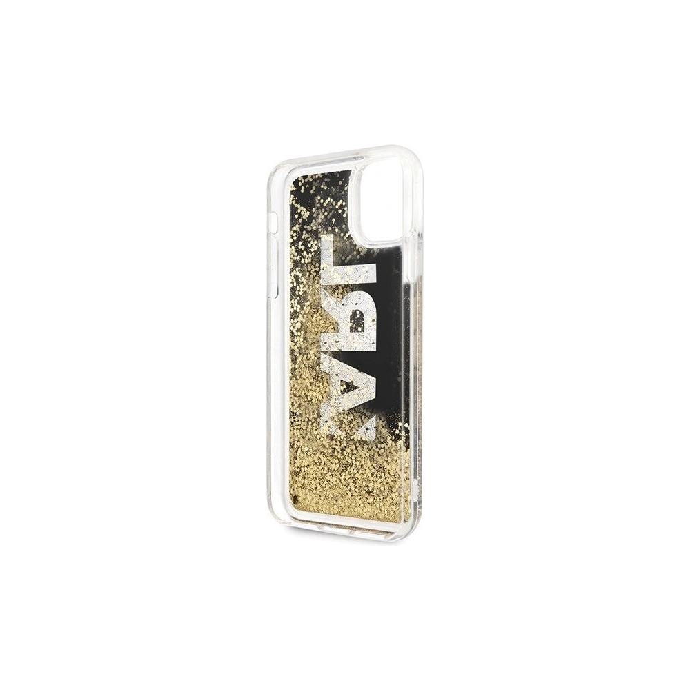 Hurtownia GSM - Karl Lagerfeld KLHCN65KAGBK iPhone 11 Pro Max schwarz/black Karl-Logo Glitter - KLD175BLK - {ean13} - Hurt