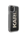 Hurtownia GSM - Karl Lagerfeld KLHCN65KAGBK iPhone 11 Pro Max schwarz/black Karl-Logo Glitter - KLD175BLK - {ean13} - Hurt