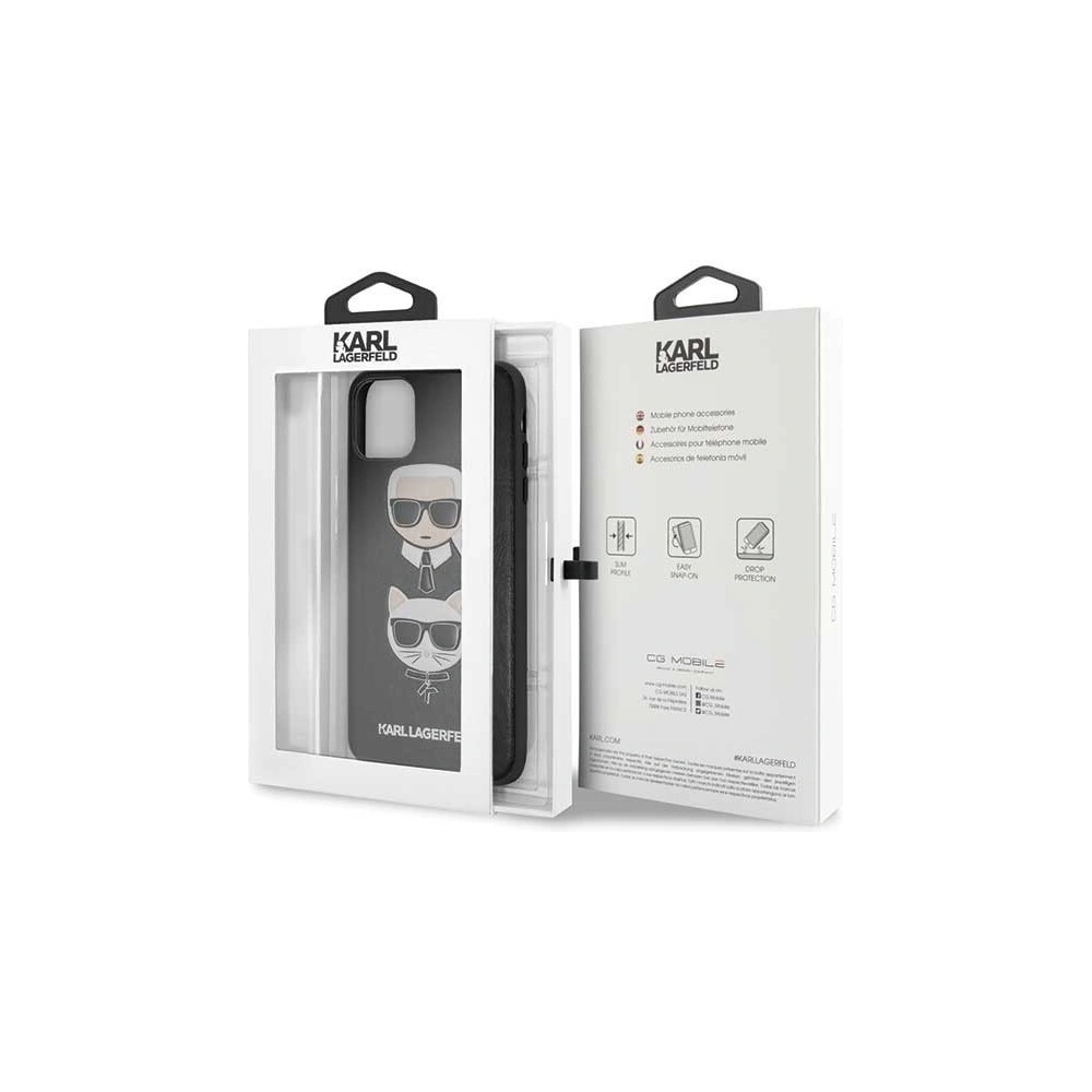 Wholesale Karl Lagerfeld KLHCN65KICKC iPhone 11 Pro Max hardcase black Karl & Choupette - KLD176BLK - {ean13} - Hurt