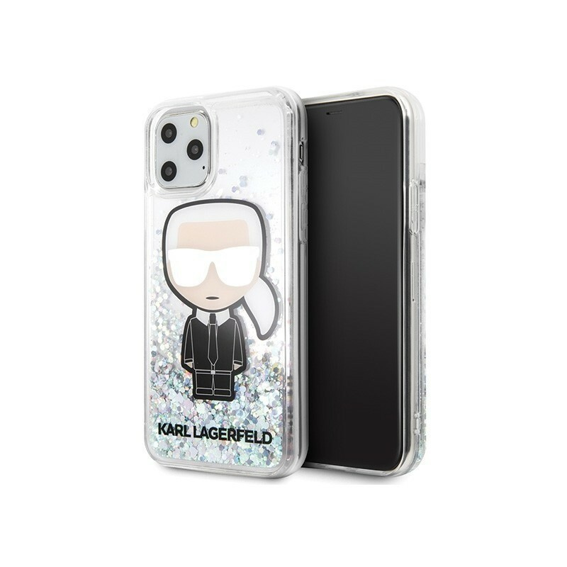 Karl Lagerfeld Distributor - 3700740463185 - KLD177 - Karl Lagerfeld KLHCN65LGIRKL iPhone 11 Pro Max hardcase Liquid Glitter Iridescent Ikonik - B2B homescreen