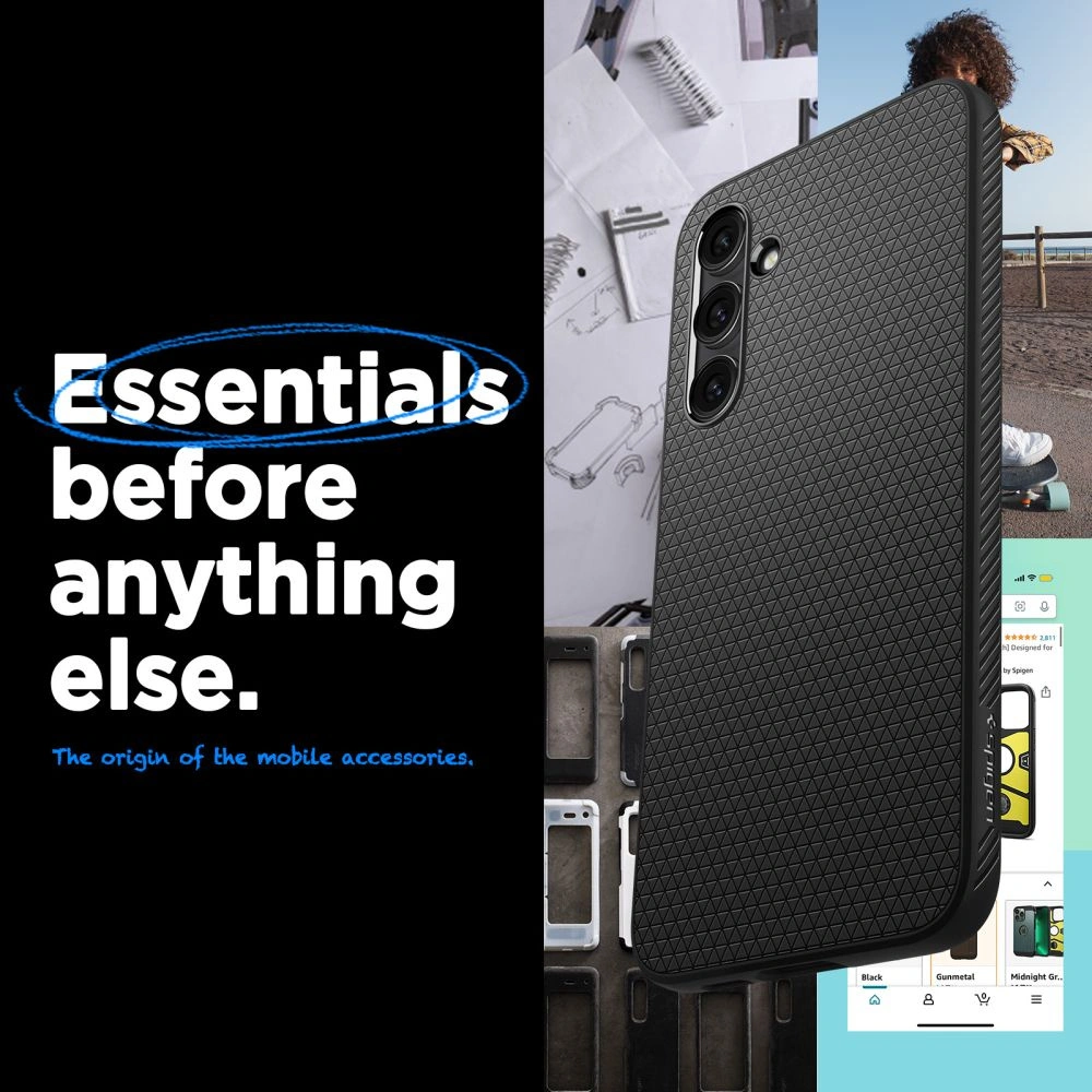 Hurtownia GSM - [OUTLET] Husa Spigen Liquid Air Samsung Galaxy S23 FE Abyss Green - OT-634 - {ean13} - Hurt