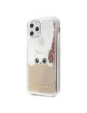 Hurtownia GSM - Karl Lagerfeld KLHCN65PABGNU iPhone 11 Pro Max różowo-złoty/pink gold hard case PEEK A BOO Liquid Glitter - KLD178RS - {ean13} - Hurt