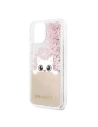 Hurtownia GSM - Karl Lagerfeld KLHCN65PABGNU iPhone 11 Pro Max różowo-złoty/pink gold hard case PEEK A BOO Liquid Glitter - KLD178RS - {ean13} - Hurt