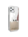 Hurtownia GSM - Karl Lagerfeld KLHCN65PABGNU iPhone 11 Pro Max różowo-złoty/pink gold hard case PEEK A BOO Liquid Glitter - KLD178RS - {ean13} - Hurt
