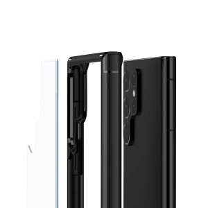 Hurtownia GSM - [OUTLET] Etui Crong Hybrid Clear Cover Samsung Galaxy S22 Ultra (černý) - OT-640 - {ean13} - Hurt