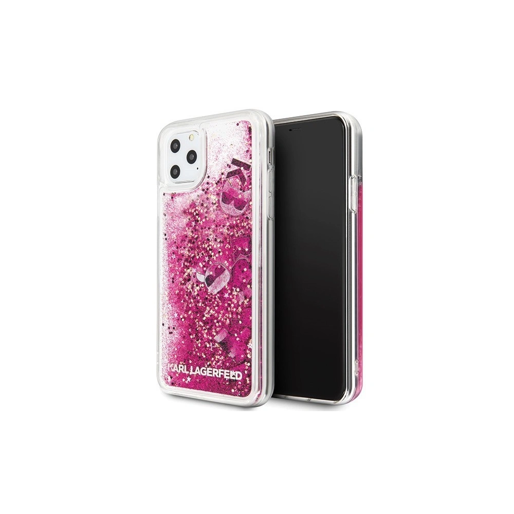 Hurtownia GSM - Karl Lagerfeld KLHCN65ROPI iPhone 11 Pro Max różowo-złoty/rosegold hard case Glitter - KLD180RS - {ean13} - Hurt