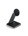 Satechi 3-in-1 Foldable Charging Stand Qi2 wireless charger for three devices (US,CAN,EU,UK) space gray