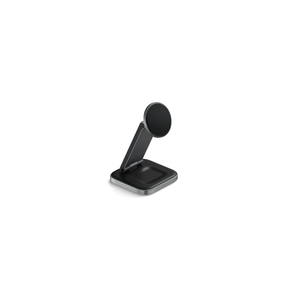 Wholesale Satechi 3-in-1 Foldable Charging Stand Qi2 wireless charger for three devices (US,CAN,EU,UK) space gray - STH134 - {ean13} - Hurt