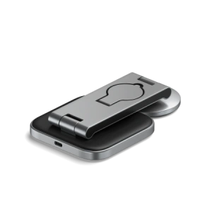 Wholesale Satechi 3-in-1 Foldable Charging Stand Qi2 wireless charger for three devices (US,CAN,EU,UK) space gray - STH134 - {ean13} - Hurt