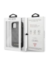 Hurtownia GSM - Etui Guess GUHCN65G4GLGR Apple iPhone 11 Pro Max grau/grey Hartschale 4G Stripe Collection - GUE257GRY - {ean13} - Hurt
