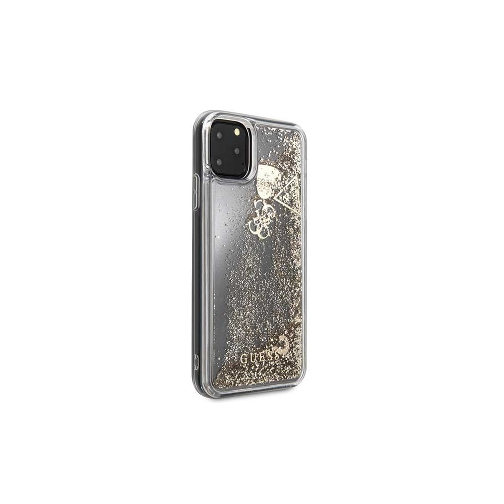 Hurtownia GSM - Etui Guess GUHCN65GLHFLGO Apple iPhone 11 Pro Max gold/złoty hard case Glitter Hearts - GUE258GLD - {ean13} - Hurt
