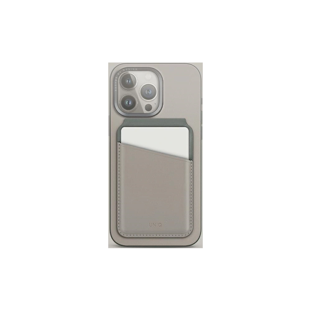 Wholesale UNIQ Lyden DS RFID magnetic wallet with stand function ivory-lichen green - UNIQ1153 - {ean13} - Hurt