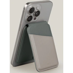 Hurtownia GSM - UNIQ Lyden DS RFID mágneses pénztárca állvány funkcióval bézs-zöld/ivory-likenszínű zöld - UNIQ1153 - {ean13} - Hurt