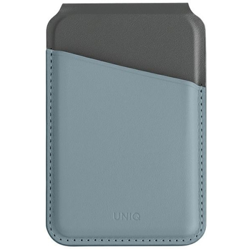 Hurtownia Uniq - 8886463688410 - UNIQ1154 - Portfel magnetyczny RFID z funkcją podstawki UNIQ Lyden DS niebiesko-czarny/washed blue-black - B2B homescreen