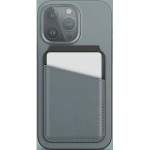 Hurtownia GSM - Portofel magnetic RFID cu funcție de suport UNIQ Lyden DS albastru-negru/bleu-negru spălat. - UNIQ1154 - {ean13} - Hurt