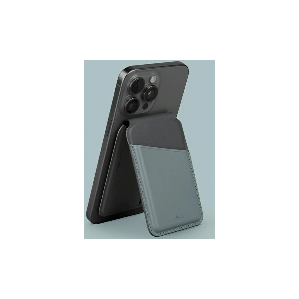 Hurtownia GSM - Magnetická RFID peněženka s funkcí stojánku UNIQ Lyden DS modro-černá/washed blue-black - UNIQ1154 - {ean13} - Hurt