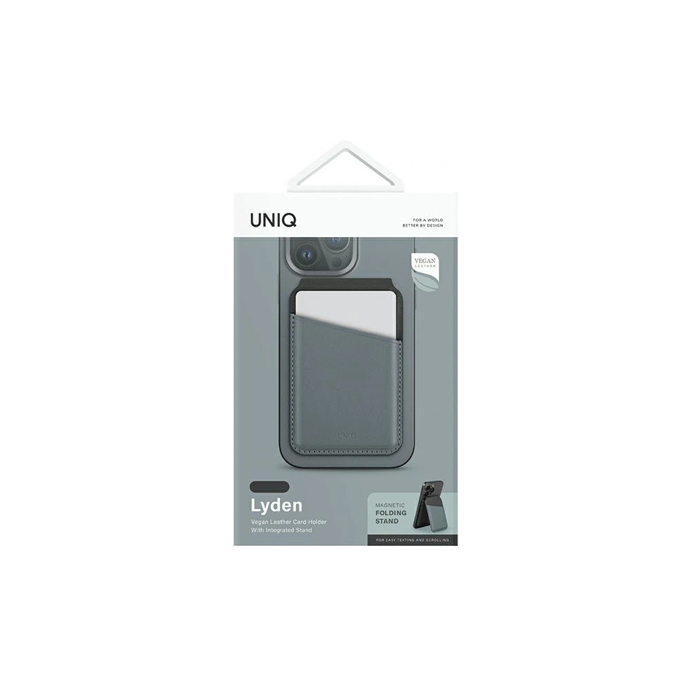 Hurtownia GSM - Magnetická RFID peněženka s funkcí stojánku UNIQ Lyden DS modro-černá/washed blue-black - UNIQ1154 - {ean13} - Hurt