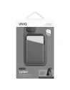Hurtownia GSM - Magnetická RFID peněženka s funkcí stojánku UNIQ Lyden DS šedo-černá/charcoal grey-black - UNIQ1155 - {ean13} - Hurt