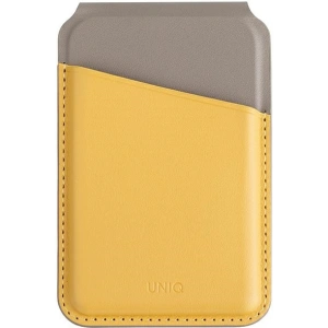 Wholesale UNIQ Lyden DS RFID magnetic wallet with stand function canary yellow-flint grey - UNIQ1156 - {ean13} - Hurt