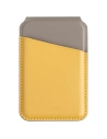 UNIQ Lyden DS RFID magnetic wallet with stand function canary yellow-flint grey