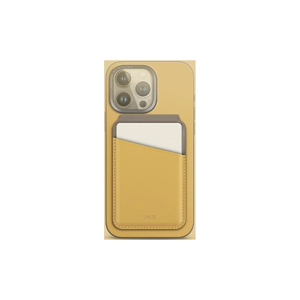 Wholesale UNIQ Lyden DS RFID magnetic wallet with stand function canary yellow-flint grey - UNIQ1156 - {ean13} - Hurt