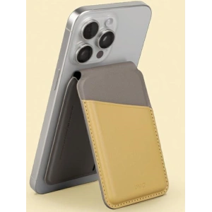 Wholesale UNIQ Lyden DS RFID magnetic wallet with stand function canary yellow-flint grey - UNIQ1156 - {ean13} - Hurt