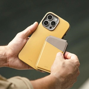 Wholesale UNIQ Lyden DS RFID magnetic wallet with stand function canary yellow-flint grey - UNIQ1156 - {ean13} - Hurt