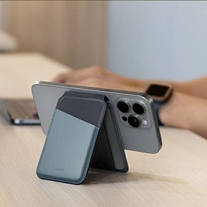 Wholesale UNIQ Lyden DS RFID magnetic wallet with stand function canary yellow-flint grey - UNIQ1156 - {ean13} - Hurt