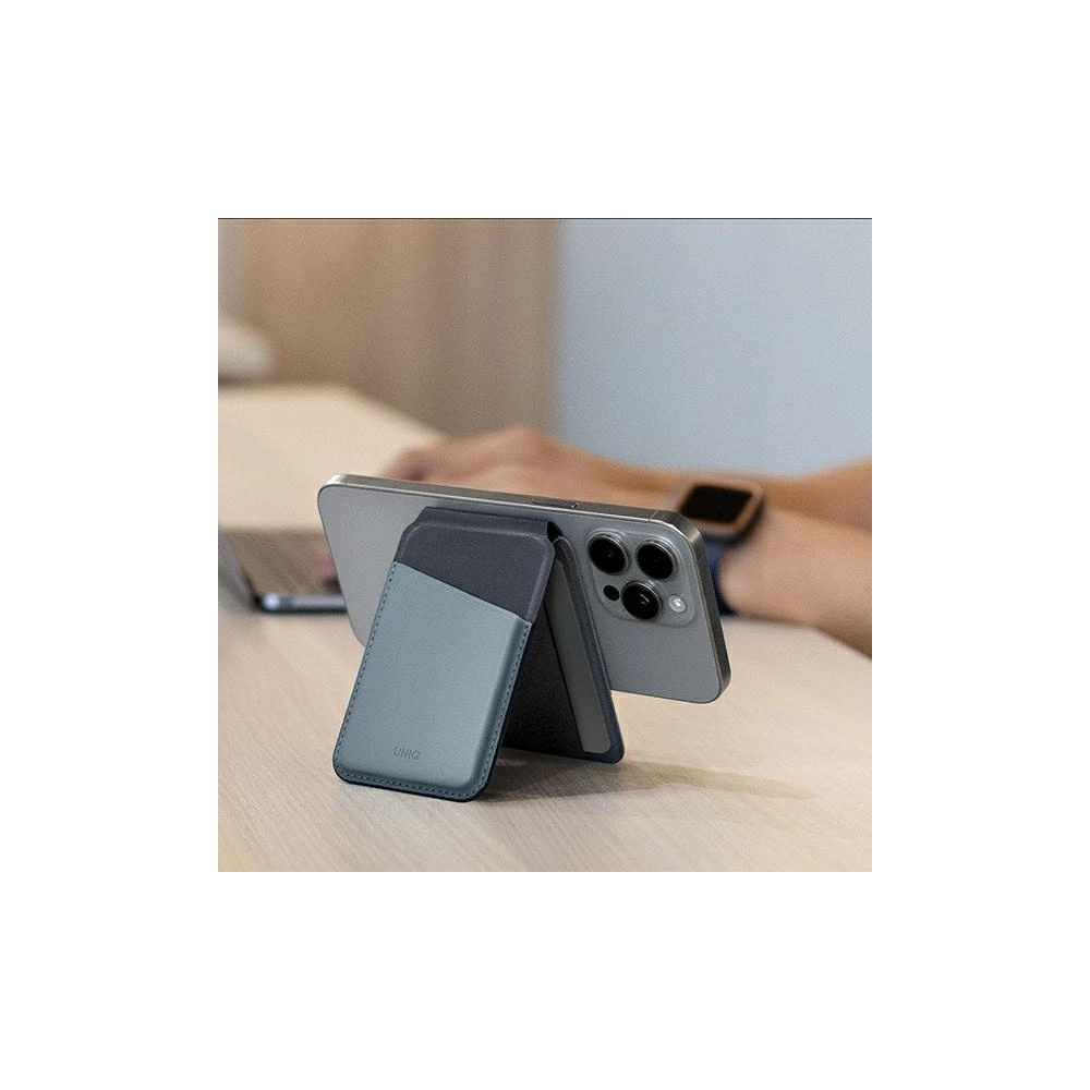 Wholesale UNIQ Lyden DS RFID magnetic wallet with stand function canary yellow-flint grey - UNIQ1156 - {ean13} - Hurt