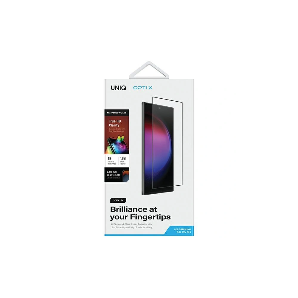 Hurtownia GSM - Skládací sklo UNIQ Optix Vivid Samsung Galaxy S24 čiré - UNIQ1157 - {ean13} - Hurt