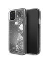 Etui Guess GUHCN65GLHFLSI Apple iPhone 11 Pro Max srebrny/silver hard case Glitter Hearts