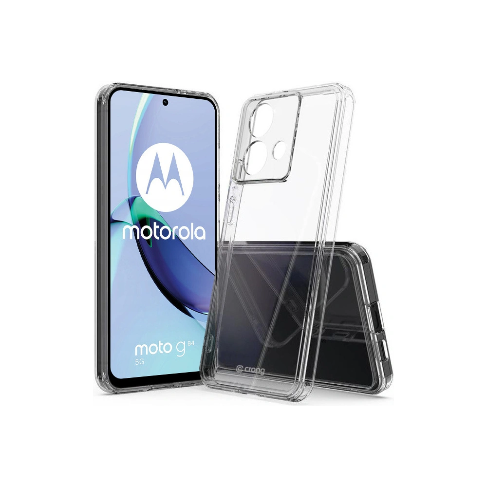 Hurtownia GSM - Etui Crong Crystal Shield Kryt Motorola Moto G84 průhledný - CRG736 - {ean13} - Hurt