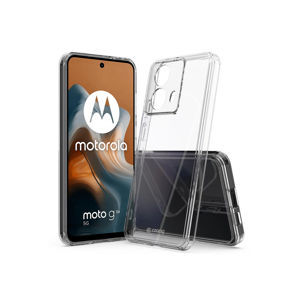Wholesale Crong Crystal Shield Cover Motorola Moto G34 clear - CRG737 - {ean13} - Hurt