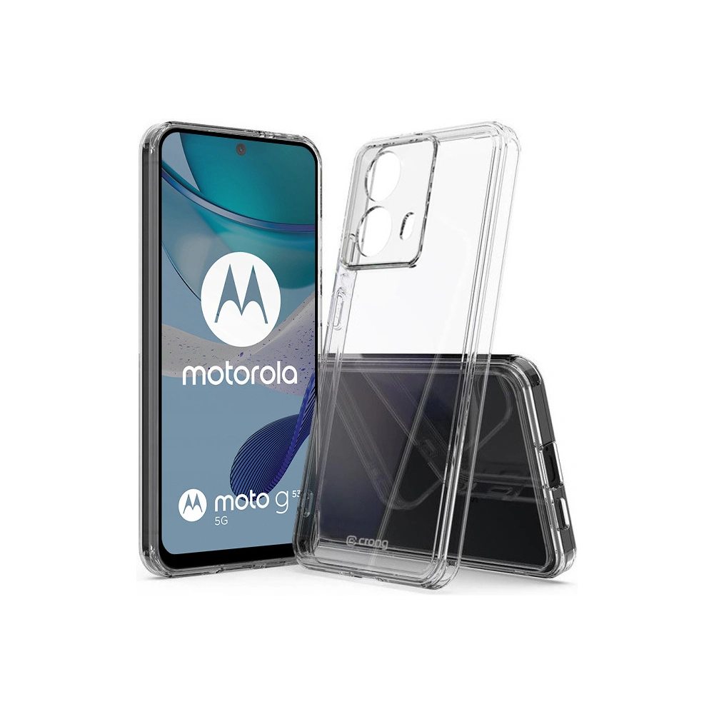 Hurtownia GSM - Etui Crong Crystal Shield Kryt Motorola Moto G53 průhledný - CRG738 - {ean13} - Hurt