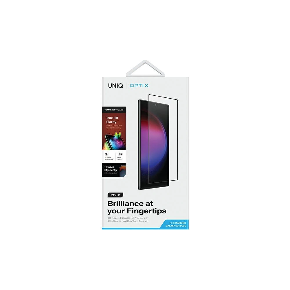 Hurtownia GSM - Szkło hartowane UNIQ Optix Vivid Samsung Galaxy S24+ Plus clear - UNIQ1159 - {ean13} - Hurt