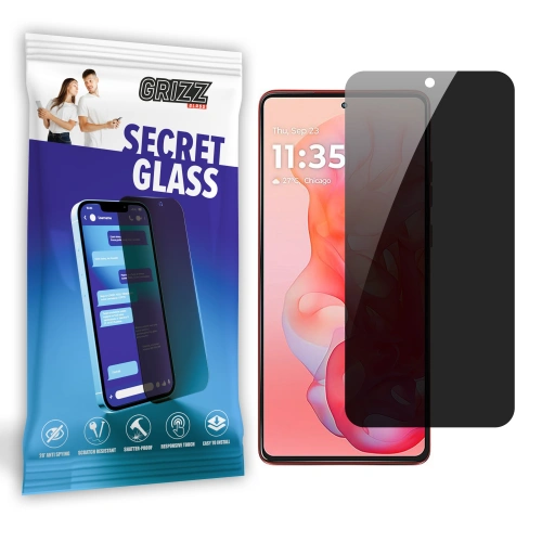 Matowe szkło prywatyzujące GrizzGlass SecretGlass do Motorola Moto G Stylus 5G 2024