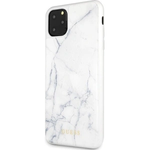 Hurtownia GSM - Etui Guess GUHCN65HYMAWH Apple iPhone 11 Pro Max biały/white Marble - GUE264WHT - {ean13} - Hurt