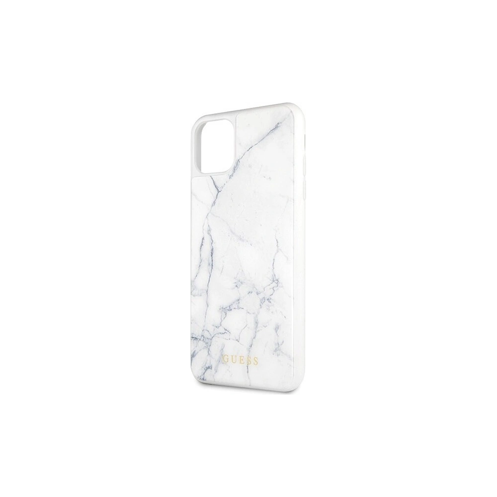 Hurtownia GSM - Etui Guess GUHCN65HYMAWH Apple iPhone 11 Pro Max biały/white Marble - GUE264WHT - {ean13} - Hurt