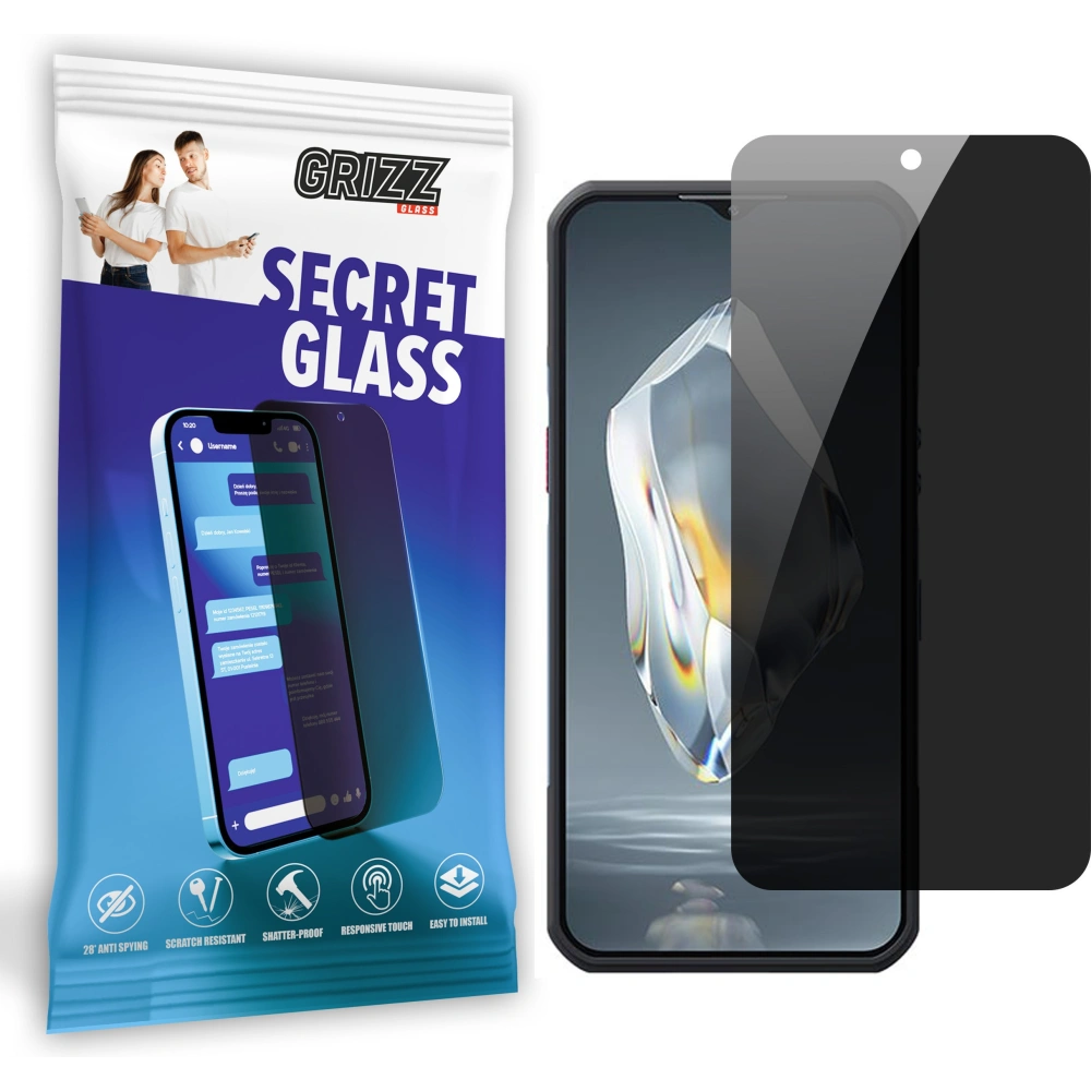 Hurtownia GSM - Szkło prywatyzujące GrizzGlass SecretGlass az Oukitel WP35-hez - GRZ9892 - {ean13} - Hurt
