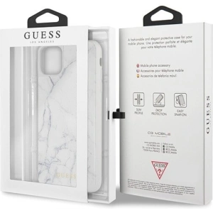 Hurtownia GSM - Etui Guess GUHCN65HYMAWH Apple iPhone 11 Pro Max weiß/white Marble - GUE264WHT - {ean13} - Hurt
