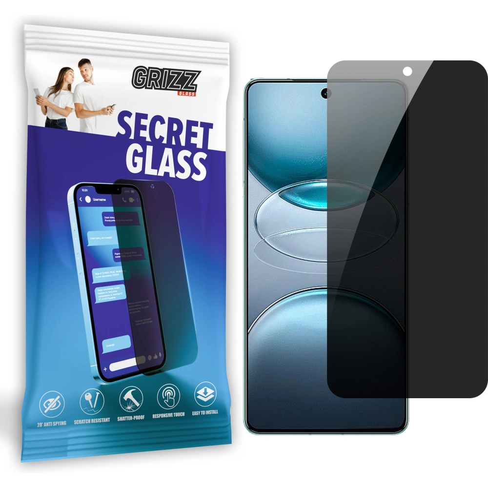 Matowe szkło prywatyzujące GrizzGlass SecretGlass do Vivo X100s