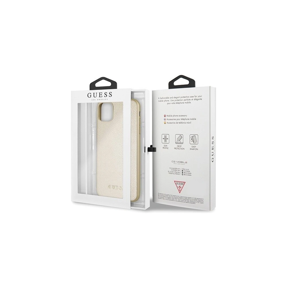 Hurtownia GSM - Etui Guess GUHCN65IGLGO Apple iPhone 11 Pro Max aurie/gold carcasă rigidă Iridescent - GUE266GLD - {ean13} - Hurt