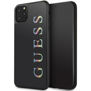 Hurtownia GSM - Etui Guess GUHCN65LGMLBK Apple iPhone 11 Pro Max czarny/black hard case Glitter Logo - GUE268BLK - {ean13} - Hurt